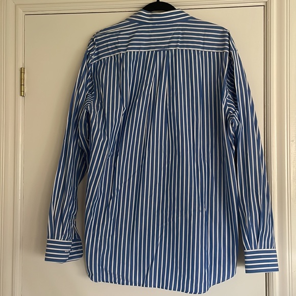 Tommy Hilfiger blue & white stripe button down - Picture 5 of 5